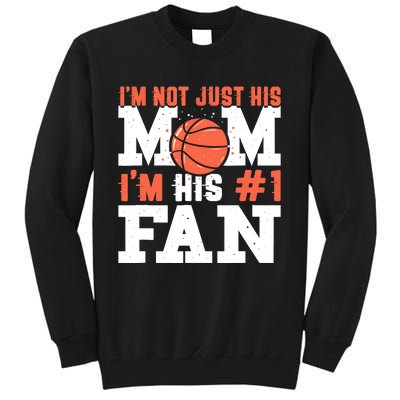 Basketball Mother Number 1 Fan - Basketball Mom Tall Sweatshirt