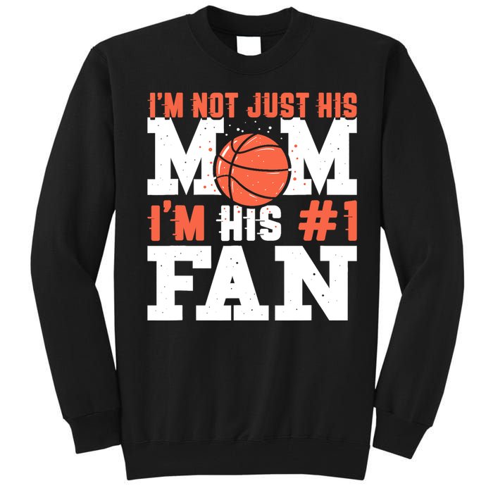 Basketball Mother Number 1 Fan - Basketball Mom Tall Sweatshirt