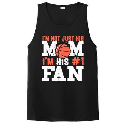 Basketball Mother Number 1 Fan - Basketball Mom PosiCharge Competitor Tank