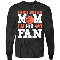 Basketball Mother Number 1 Fan - Basketball Mom Tie-Dye Long Sleeve Shirt