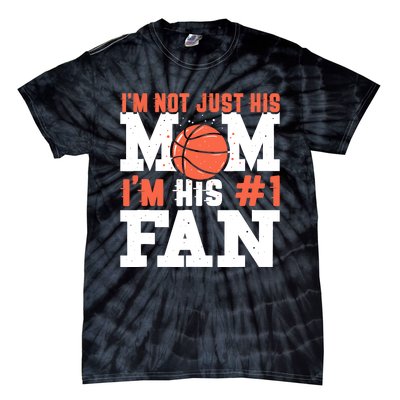 Basketball Mother Number 1 Fan - Basketball Mom Tie-Dye T-Shirt