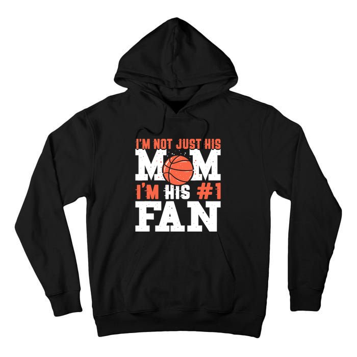 Basketball Mother Number 1 Fan - Basketball Mom Tall Hoodie