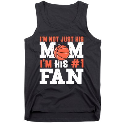 Basketball Mother Number 1 Fan - Basketball Mom Tank Top