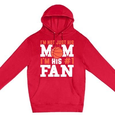 Basketball Mother Number 1 Fan - Basketball Mom Premium Pullover Hoodie