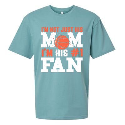 Basketball Mother Number 1 Fan - Basketball Mom Sueded Cloud Jersey T-Shirt