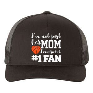 Basketball Mom Number One Fan Basketball Mothers JT Yupoong Adult 5-Panel Trucker Hat