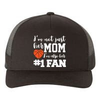 Basketball Mom Number One Fan Basketball Mothers JT Yupoong Adult 5-Panel Trucker Hat