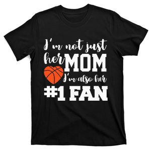 Basketball Mom Number One Fan Basketball Mothers JT T-Shirt