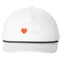 Basketball Mom Number One Fan Basketball Mothers JT Snapback Five-Panel Rope Hat