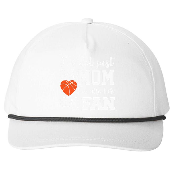 Basketball Mom Number One Fan Basketball Mothers JT Snapback Five-Panel Rope Hat