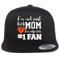 Basketball Mom Number One Fan Basketball Mothers JT Flat Bill Trucker Hat