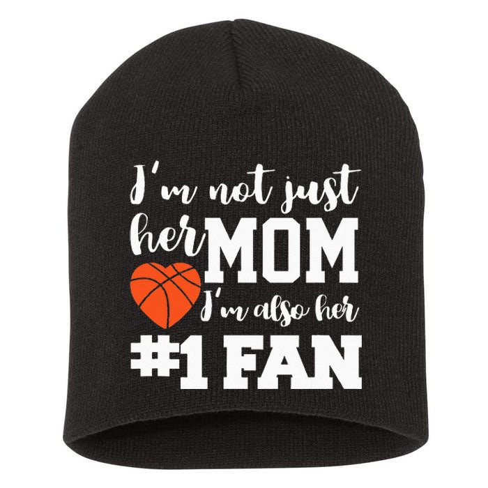 Basketball Mom Number One Fan Basketball Mothers JT Short Acrylic Beanie