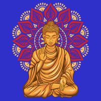 Buddha Monk Namaste Buddha Day Smile Happy Laugh Buddhism Gift 16 in Basic Backpack