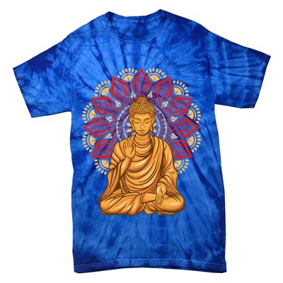 Buddha Monk Namaste Buddha Day Smile Happy Laugh Buddhism Gift Tie-Dye T-Shirt