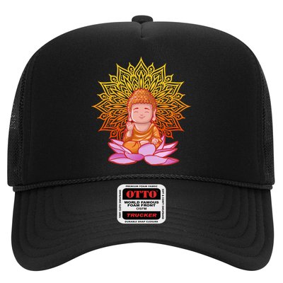 Buddha Monk Namaste Day Smile Happy Laugh Buddhism Gift Trucker Hat
