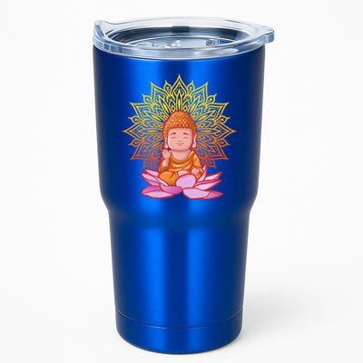 Buddha Monk Namaste Day Smile Happy Laugh Buddhism Gift Tumbler