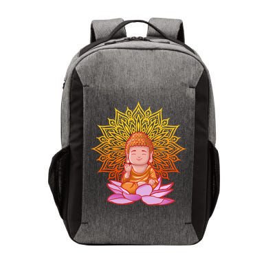 Buddha Monk Namaste Day Smile Happy Laugh Buddhism Gift Vector Backpack