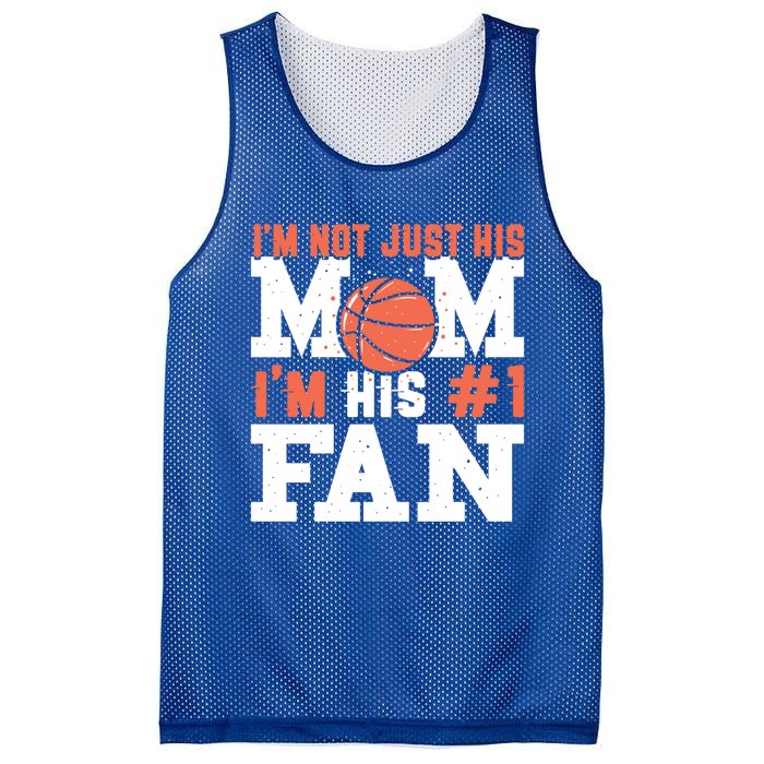 Basketball Mother Number 1 Fan Gift Basketball Mom Cute Gift Mesh Reversible Basketball Jersey Tank