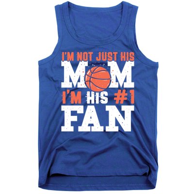 Basketball Mother Number 1 Fan Gift Basketball Mom Cute Gift Tank Top