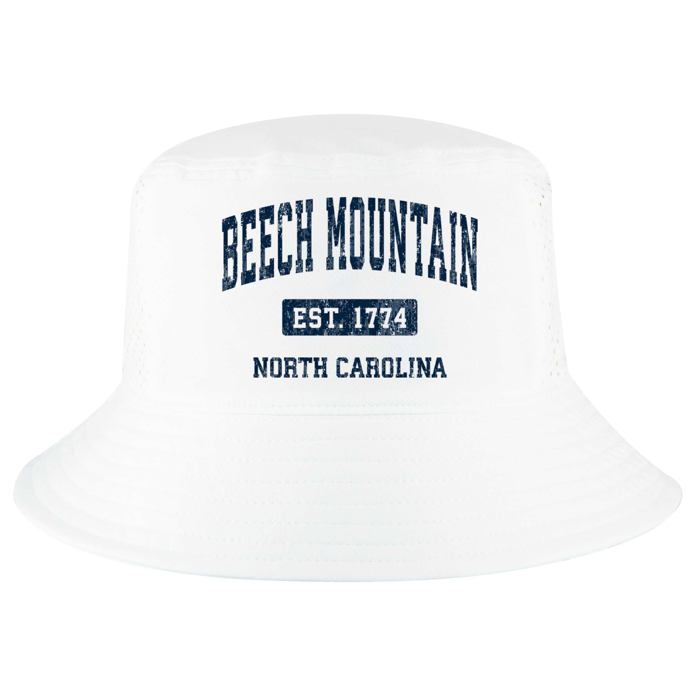 Beech Mountain North Carolina Nc Vintage Athletic Sports Cool Comfort Performance Bucket Hat