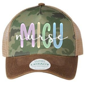 Best Micu Nurse Appreciation Medical Intensive Care Unit Gift Legacy Tie Dye Trucker Hat