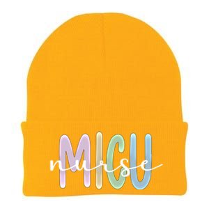 Best Micu Nurse Appreciation Medical Intensive Care Unit Gift Knit Cap Winter Beanie