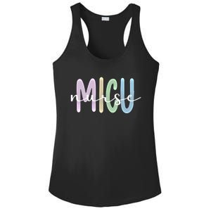 Best Micu Nurse Appreciation Medical Intensive Care Unit Gift Ladies PosiCharge Competitor Racerback Tank