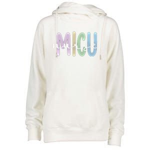 Best Micu Nurse Appreciation Medical Intensive Care Unit Gift Womens Funnel Neck Pullover Hood