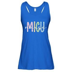 Best Micu Nurse Appreciation Medical Intensive Care Unit Gift Ladies Essential Flowy Tank