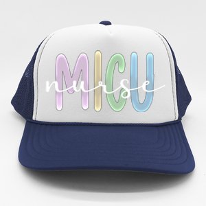 Best Micu Nurse Appreciation Medical Intensive Care Unit Gift Trucker Hat