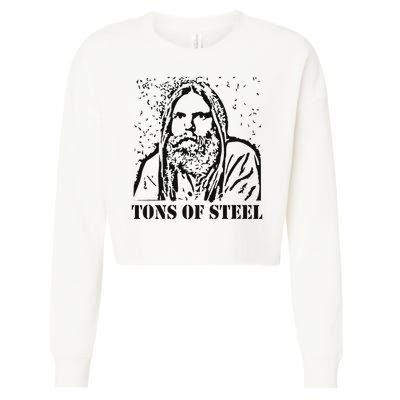 Brent Mydland Norway Slatter Cropped Pullover Crew