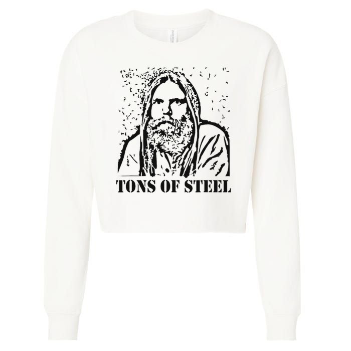Brent Mydland Norway Slatter Cropped Pullover Crew