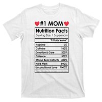 Best Mom Nutrition Facts T-Shirt