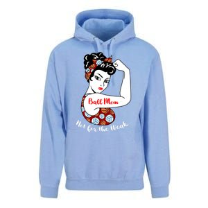 Ball Mom Not For The Week Funny Volleyball Basketball Mom Funny Gift Unisex Surf Hoodie