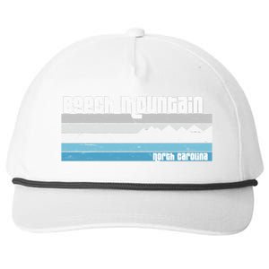 Beech Mountain North Carolina NC Retro Skiing Hiking Snapback Five-Panel Rope Hat