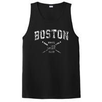 Boston Ma Nautical Vintage Us Flag PosiCharge Competitor Tank