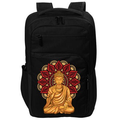 Buddha Monk Namaste Buddha Day Smile Happy Laugh Buddhism Cool Gift Impact Tech Backpack