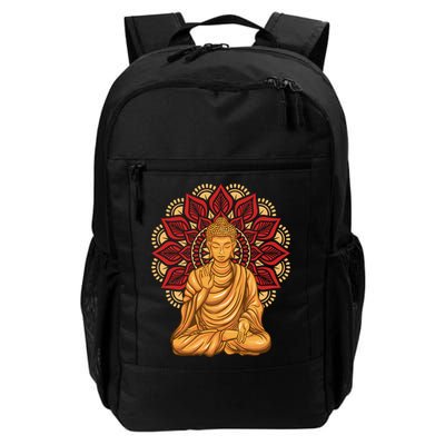 Buddha Monk Namaste Buddha Day Smile Happy Laugh Buddhism Cool Gift Backpack