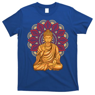 Buddha Monk Namaste Buddha Day Smile Happy Laugh Buddhism Cool Gift T-Shirt