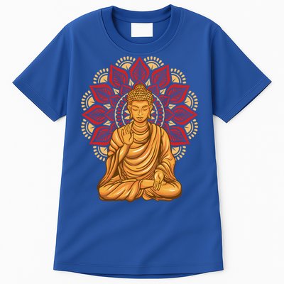 Buddha Monk Namaste Buddha Day Smile Happy Laugh Buddhism Cool Gift Tall T-Shirt