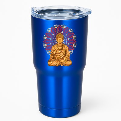 Buddha Monk Namaste Buddha Day Smile Happy Laugh Buddhism Cool Gift Tumbler