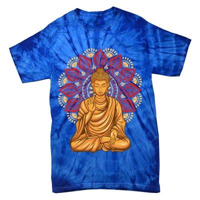 Buddha Monk Namaste Buddha Day Smile Happy Laugh Buddhism Cool Gift Tie-Dye T-Shirt
