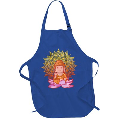 Buddha Monk Namaste Day Smile Happy Laugh Buddhism Gift Apron