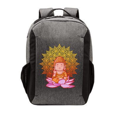 Buddha Monk Namaste Day Smile Happy Laugh Buddhism Gift Vector Backpack