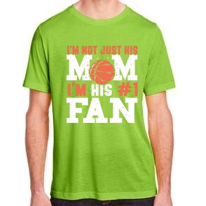 Basketball Mother Number 1 Fan Cool Gift Basketball Mom Cute Gift Adult ChromaSoft Performance T-Shirt