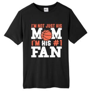 Basketball Mother Number 1 Fan Cool Gift Basketball Mom Cute Gift Tall Fusion ChromaSoft Performance T-Shirt