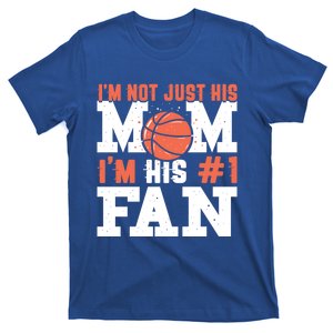 Basketball Mother Number 1 Fan Cool Gift Basketball Mom Cute Gift T-Shirt