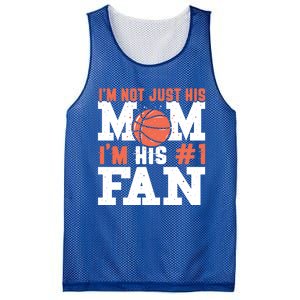 Basketball Mother Number 1 Fan Cool Gift Basketball Mom Cute Gift Mesh Reversible Basketball Jersey Tank