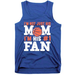 Basketball Mother Number 1 Fan Cool Gift Basketball Mom Cute Gift Tank Top