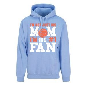 Basketball Mother Number 1 Fan Cool Gift Basketball Mom Cute Gift Unisex Surf Hoodie